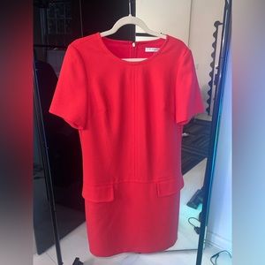 🧡 Trina Turk Orange Shift Dress Sz 6